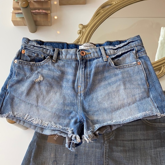 Mango Denim Shorts - Picture 1 of 3